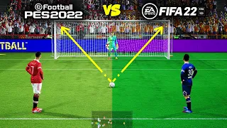 eFootball PES 2022 vs FIFA 22 | Realistic Penalty PS5