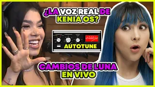 KENIA OS ¿CANTA BIEN? 🤔 CAMBIOS DE LUNA EN VIVO 🌙 | VOCAL COACH REACCIONA | Gret Rocha