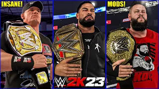WWE 2K23: Best Title Belts Mods That Hit Even Stronger!