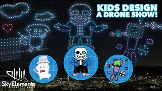 Code Ninjas Child Prodigies Design a Drone Show! | Sky Elements Drone Shows