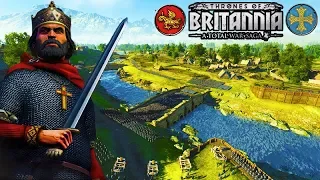 REVENGE FOR RAGNAR! EPIC VIKING ASSAULT! Total War Saga: Thrones of Britannia: Battle Gameplay