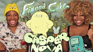 SHERMY AND BETH ARE BACK! Adventure Time: Fionna and Cake Episode 9 "Casper & Nova" REACTION