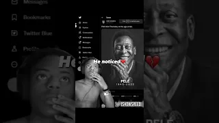 IShowSpeed Reacts to Pele death (speechless)💔🕊️