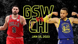 Golden State Warriors vs Chicago Bulls Full Game Highlights   Jan 15, 2023