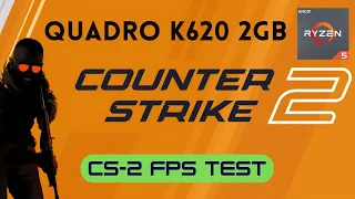 Counter-Strike 2 Fps Test on Quadro K620 - Ryzen 5 2600 | 2023