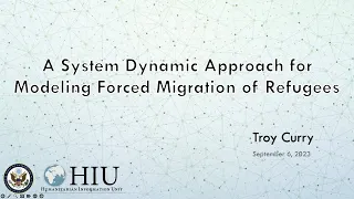 A System Dynamic Approach for Modeling Forced Migration of Refugees