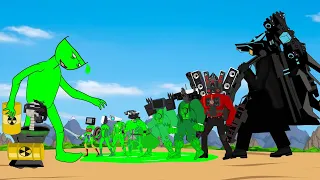 Skibidi Side Story episode 06. Green Monster Radiation VS Cameraman Avengers, Titan Cameraman ultra