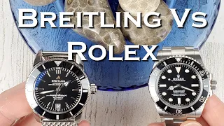 Breitling Superocean Heritage Vs Rolex Submariner #breitling #superocean #rolex #submariner