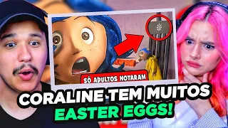 Como ele percebeu isso?! 29 DETALHES que você PERDEU em CORALINE! | React Sessão Nerd