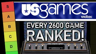 The Ultimate U.S. Games/Vidtec/Atari 2600 Tier List - ALL RELEASED GAMES RANKED