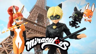 New 2020 Miraculous Ladybug Cat Noir and Rena Rogue Doll With Plagg Trixx