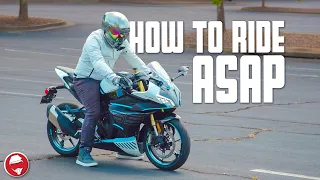 How to Ride a Motorcycle in 10 Minutes on the CFMOTO 450 SS! | Beginners ONLY