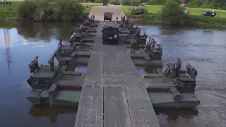 The British Reservists Building Bridges In Germany | Forces TV