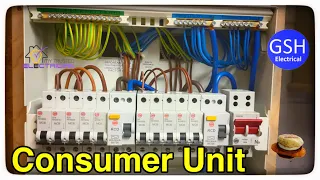 Step by Step How to Connect up a 10 Way Wylex Dual RCD Consumer Unit (Fuse Box) By Luke Wichard