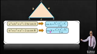 2nd sec Trigonometry Art and Scientific 1st term unit 4 lesson 2 the cosine rule