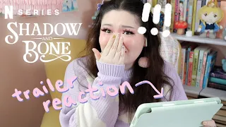 shadow and bone trailer reaction 😱☀️ I CAN'T BELIEVE NETFLIX DID THIS!!