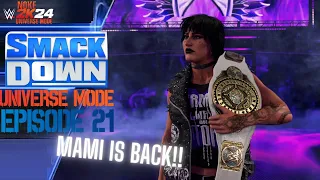 RHEA RIPLEY RETURNS! : SmackDown WWE 2k24 Universe Mode Ep21