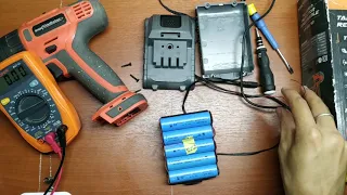 How to repair Drill battery | 2 failures in 1