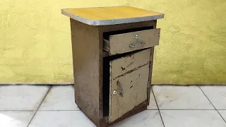 Vintage Metal Desk / Cabinet Restoration