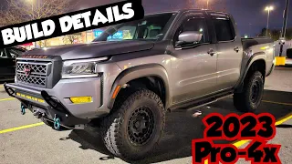 ALL THE MODS ON MY 2023 NISSAN FRONTIER PRO-4X SO FAR!!