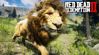 Red Dead Redemption 2 - All Animals Attack & Bite animation