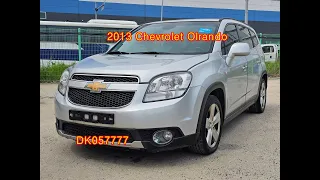 2013 Chevrolet Olrando used car export (DK057777) carwara, 카와라 올란도 수출