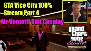 GTA Vice City 100% Completion Stream Part 4 Tommy Mr Vercetti Cosplay Suit