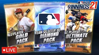 MLB 9 Innings 21 Live - Team Select Diamond Pack Opening!