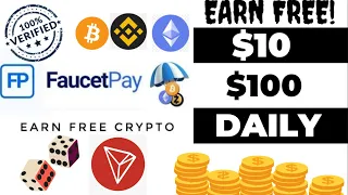 Make $10 ~ $100 Crypto Daily using this FAUCETPAY AUTOFAUCETS!!!