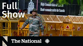 CBC News: The National | Canada-India fallout, Inflation rises, AI mammograms