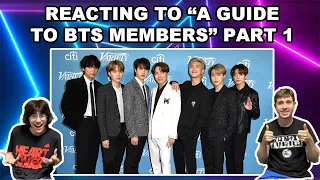 NON KPOP FANS REACT TO "A GUIDE TO BTS MEMBERS: THE BANGTAN 7"(PART 1)