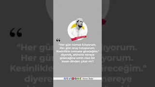 Kesin cennete giderim diyen kişi kafir olur mu? - Kerem Önder