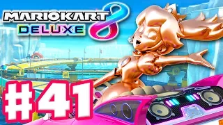 Pink Gold Peach Time Trials, Online Multiplayer - Mario Kart 8 Deluxe - Gameplay Walkthrough Part 41