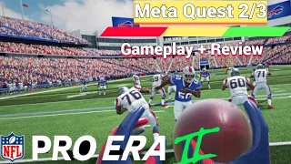 Oculus Meta Quest 2 / 3 NFL Pro Era 2 Gameplay + Review - How Much Better Can It Be In Just A Year?