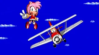 Sonic The Hedgehog 2 Pink Edition Ending (Amy Rose)(No Chaos Emeralds)