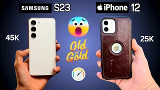 Samsung S23 vs iPhone 12 Full Details Comparison | Best Samsung Phone in 2024