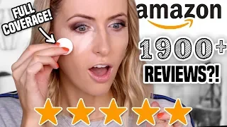 I Tried 5 STAR 100+ REVIEWED Makeup from AMAZON || Full Day Wear Test