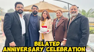 Belated Anniversary surprise Celebration 🌸 | Finally Rajab bhai sy sulah ho gae 😂😂