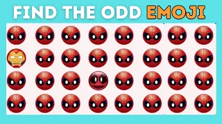 FIND THE ODD EMOJI OUT #3 | odd one out puzzle