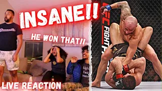 HILARIOUS Reaction to Alexander Volkanovski BEATING Islam Makhachev at UFC 284!!