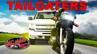 How to deal with tailgaters on a motorcycle