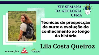 Técnicas de prospecção de ouro: a evolução do conhecimento ao longo da história - Lila Costa Queiroz