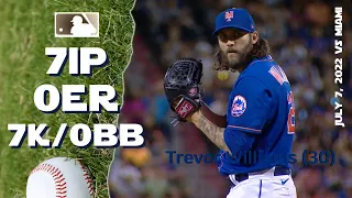 Trevor Williams | July 7, 2022 | MLB highlights