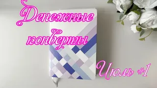 Система денежных конвертов. Огромные долги - как расплатиться? Июль № 1 - начало