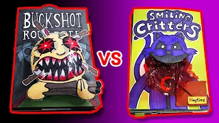 Buckshot Rouelette🔪 vs Poppy Playtime Chapter 3🐱 (Game Book, Horror Game, Paper Play)