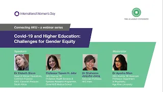 COVID-19 and Higher Education: Challenges for Gender Equity
