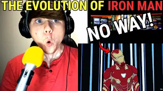 The Evolution Of Iron Man / Tony Stark (Animated) @TellItAnimated  REACTION!