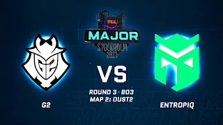 [RU] G2 vs Entropiq • Dust2 • PGL Major Stockholm 2021 Legends Stage