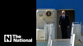 Biden arrives in Geneva ahead of meeting with Putin