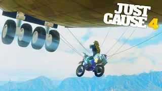 HOW TO FLY A CARGO PLANE WITH A BIKE in Just Cause 4!